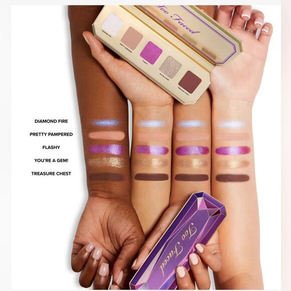 Too Faced You're A Gem Eyeshadow Palette and 2 Piece Mascara and Primer-NWT - Picture 4 of 14